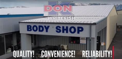 Call us at (406) 730-3001 or contact us via our Online Contact Form to reach our helpful Body Shop. . Donk whitefish